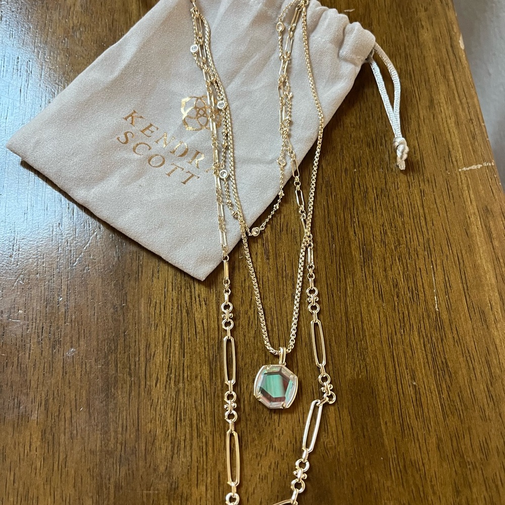 Kendra Scott Davis Multi Strand Necklace